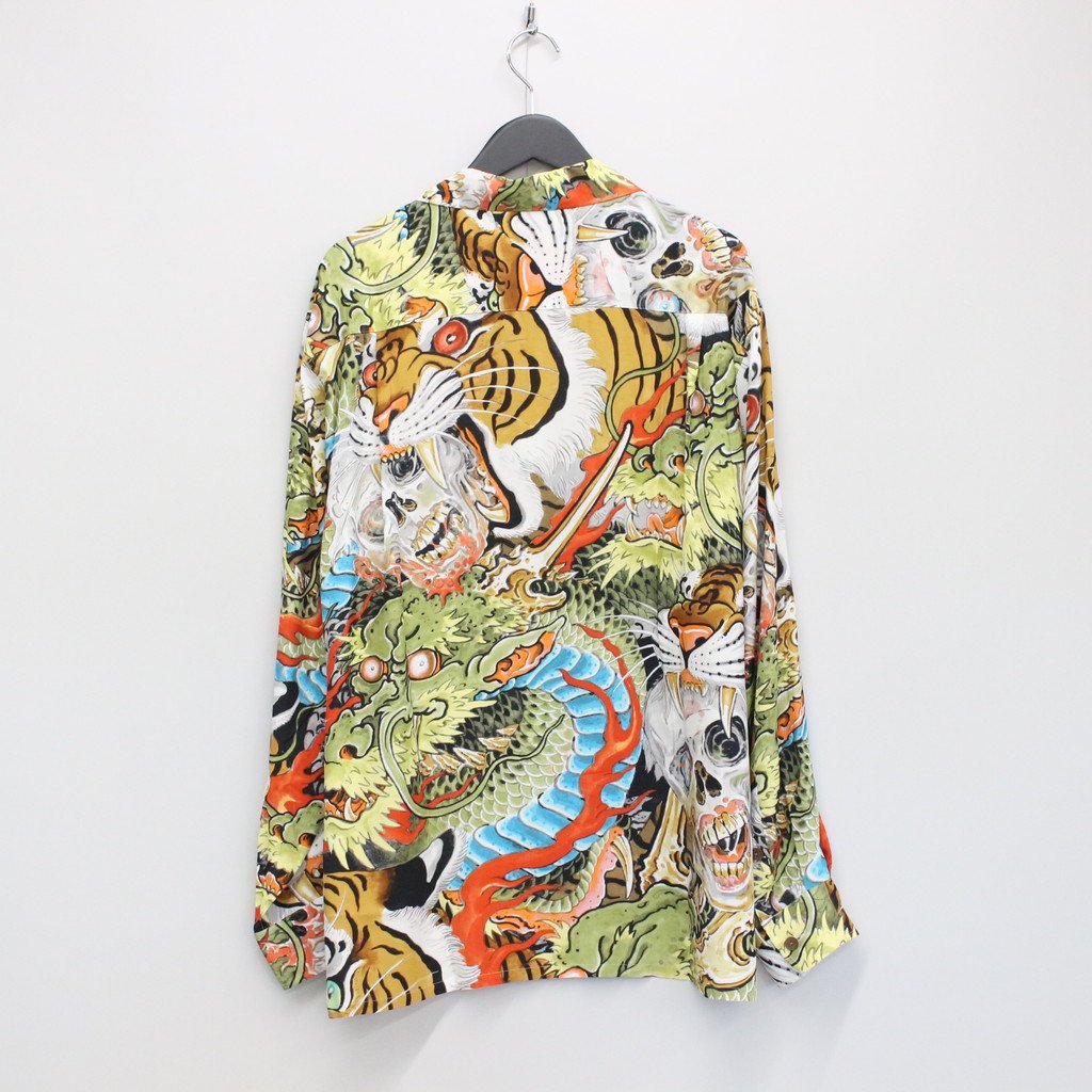 アロハシャツ / TIM LEHI | HAWAIIAN SHIRT L/S -TYPE 1- GREEN