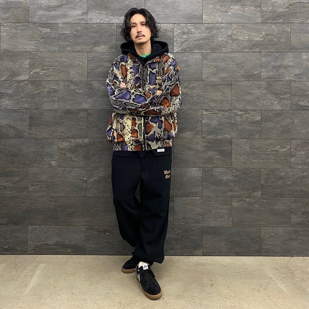 WACKO MARIA PYTHON VELVET TRACK PANTS seven-health.com