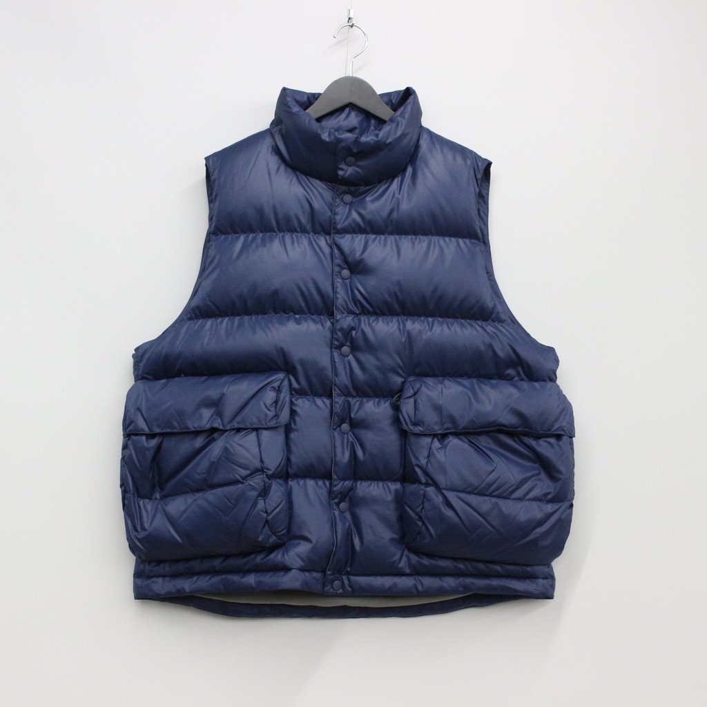 DAIWA PIER39 | ダイワピア39 TECH BACK PACKER DOWN VEST #D-NAVY [BW-24022W]