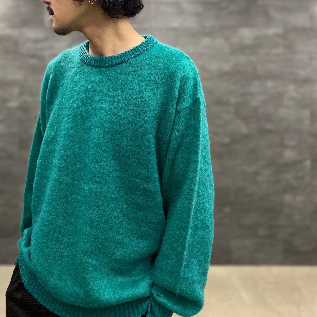 ワコマリア COTTON MOHAIR CREW NECK SWEATER | eclipseseal.com