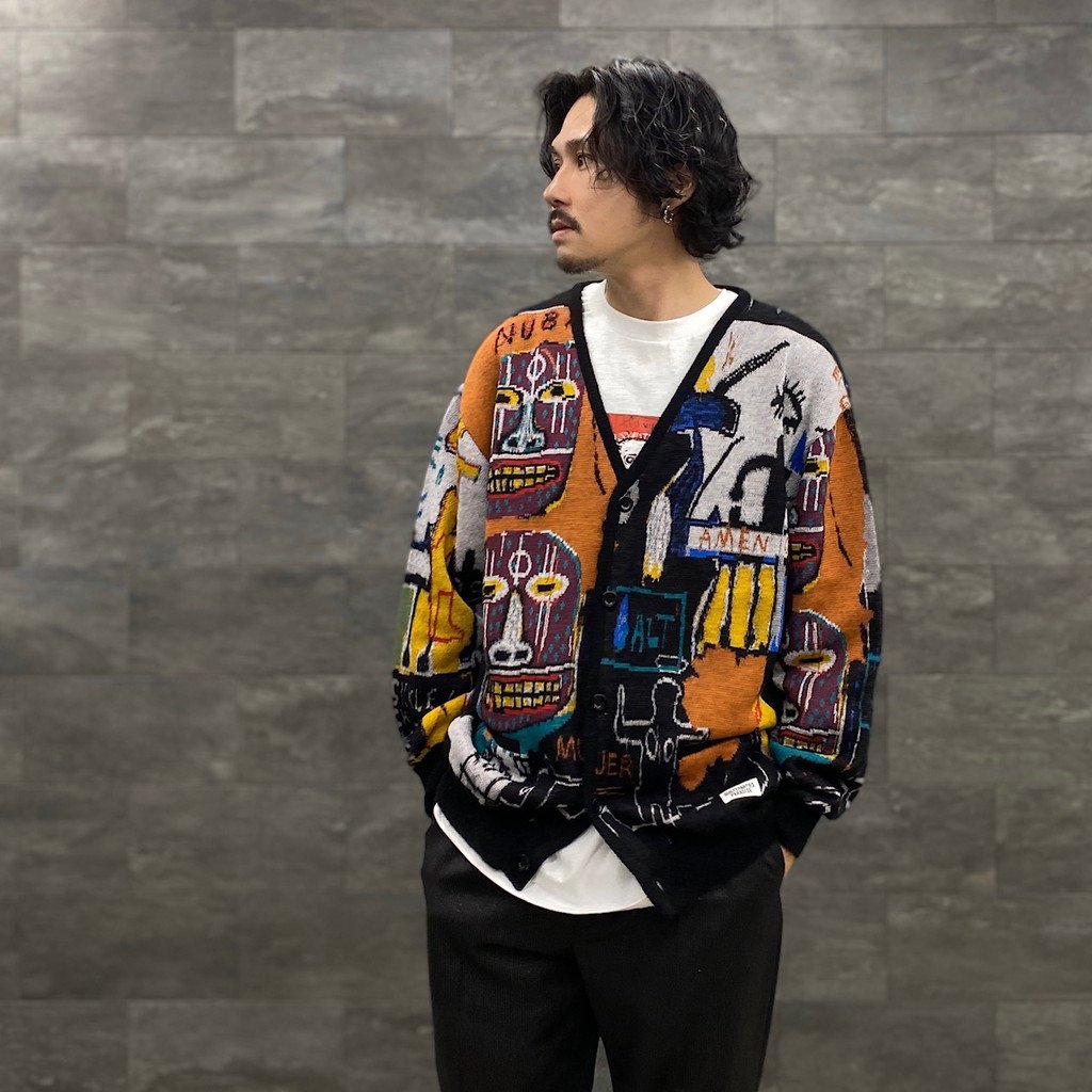 WACKO MARIA | ワコマリア JEAN-MICHEL BASQUIAT | CARDIGAN -TYPE 2