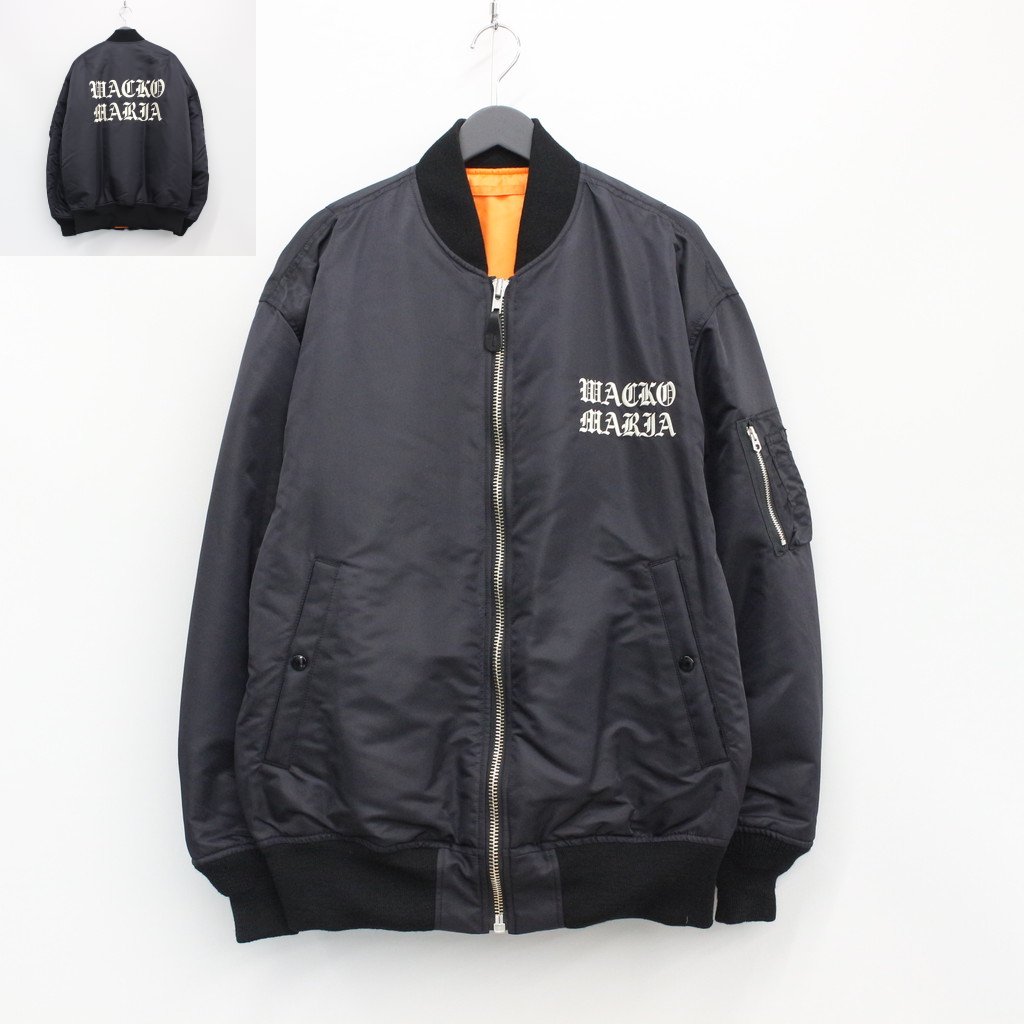 WACKO MARIA | ワコマリア MA-1 FLIGHT JACKET -TYPE 3- #BLACK [22FW