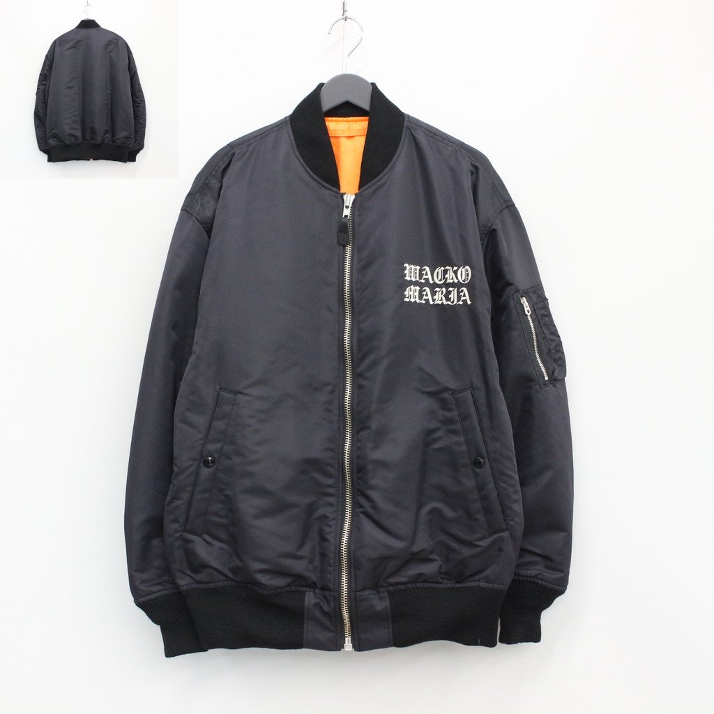 WACKO MARIA | ワコマリア MA-1 FLIGHT JACKET -TYPE 2- #BLACK [22FW