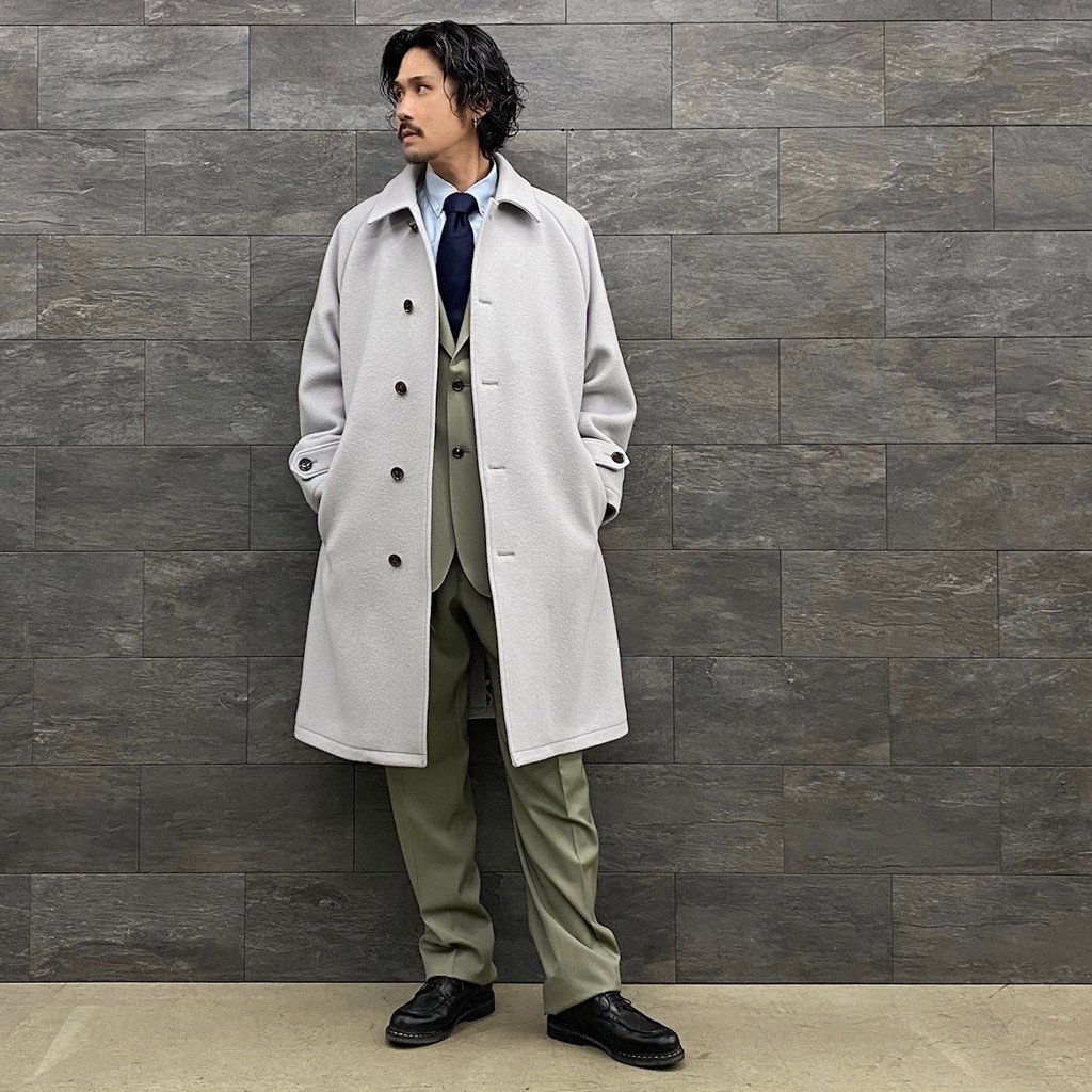 WACKO MARIA | ワコマリア BAL COLLAR COAT -TYPE 2- #GRAY [22FW-WMO