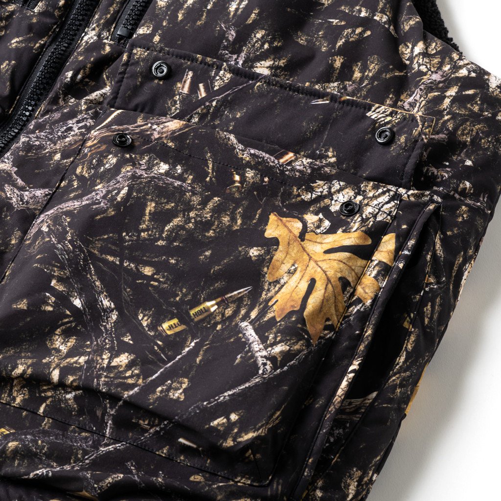 / BULLET CAMO REVERSIBLE VEST MULTI