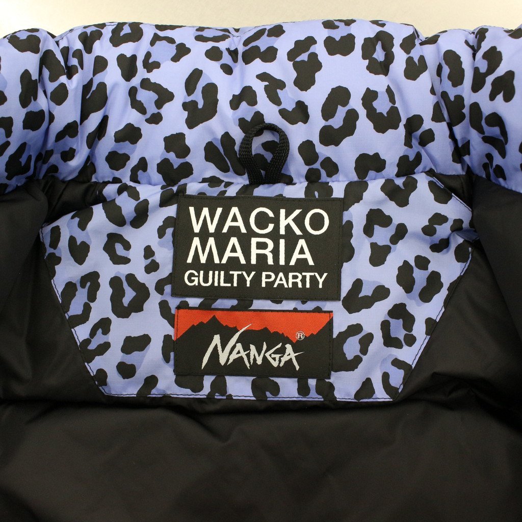 WACKO MARIA | ワコマリア NANGA | LEOPARD DOWN JACKET #PURPLE [22FW