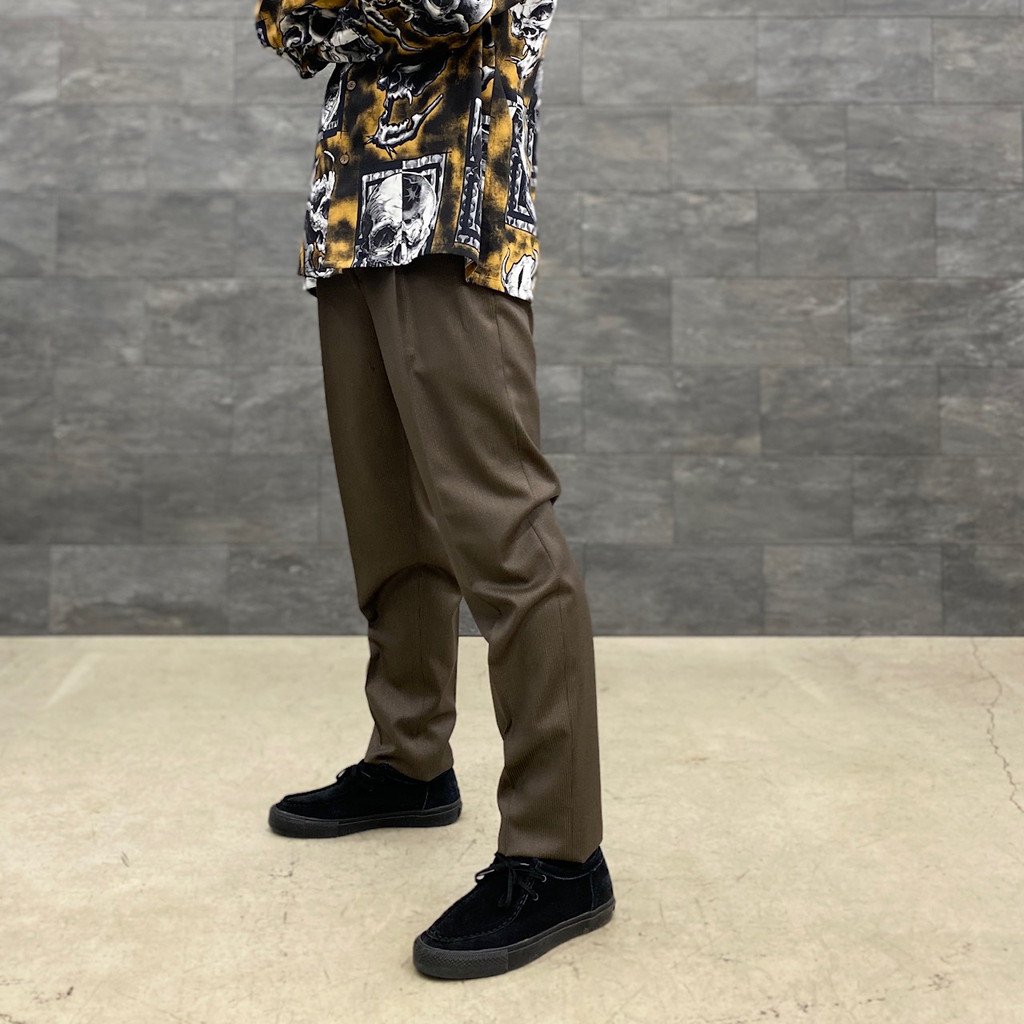 WACKO MARIA | ワコマリア PLEATED TROUSERS -TYPE 1- #BROWN [22FW