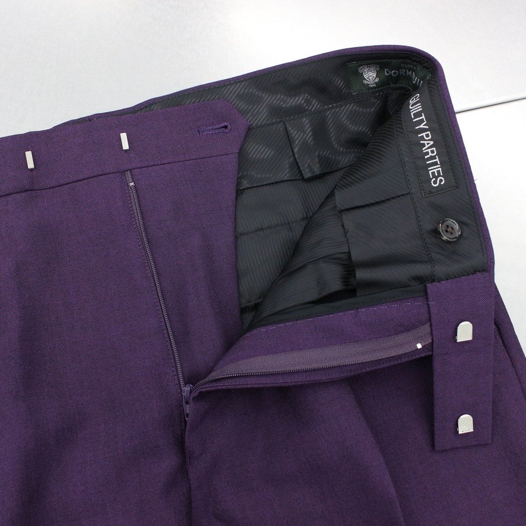 WACKOMARIA PLEATED TROUSERS purple | www.carmenundmelanie.at