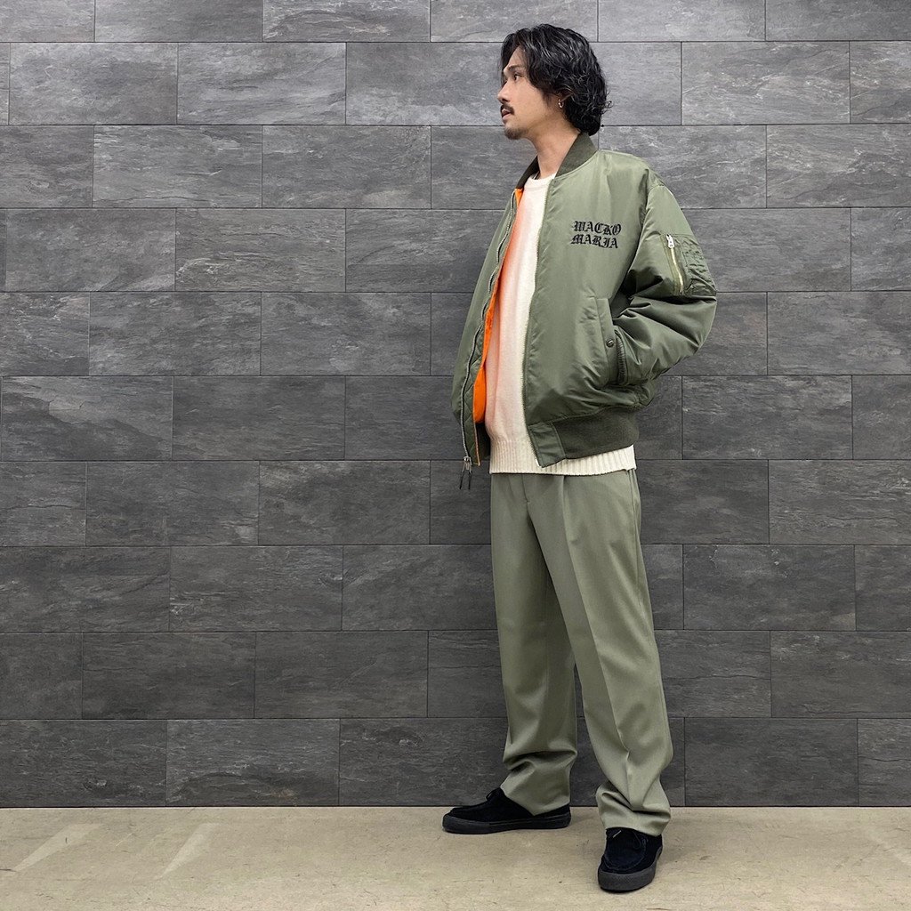 スーツ / PLEATED TROUSERS -TYPE 2- SMOKY GREEN