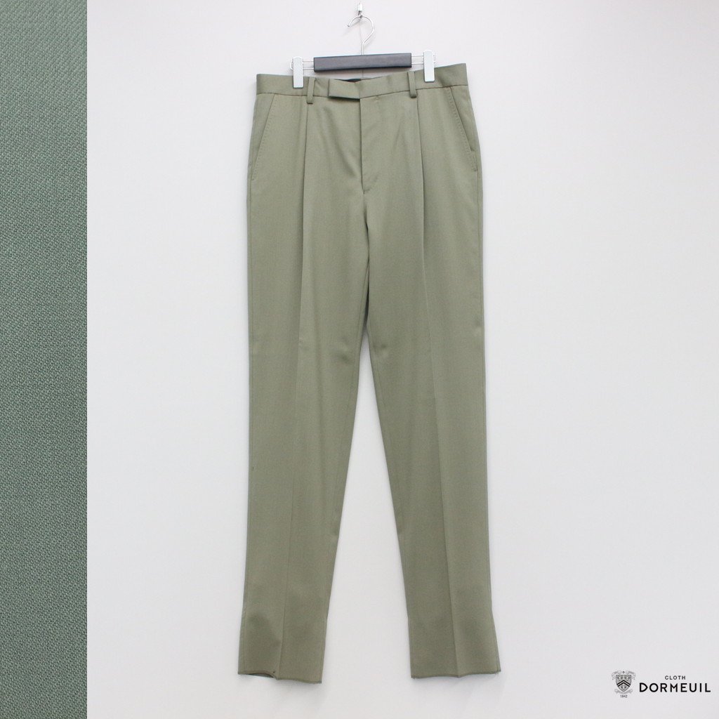 WACKO MARIA | ワコマリア PLEATED TROUSERS -TYPE 1- #SMOKY GREEN