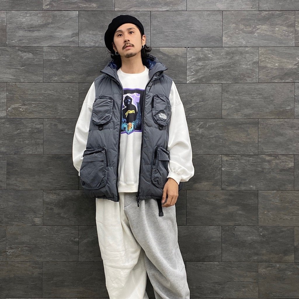 TIGHTBOOTH KILLER BONG UTILITY DOWN VEST - ジャケット/アウター