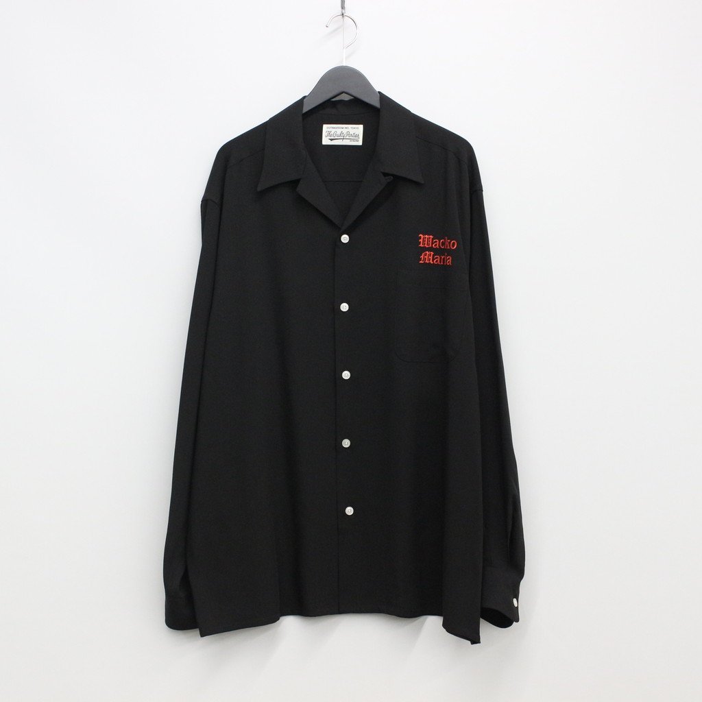 50'S SHIRT L/S -TYPE 2- #BLACK [23SSE-WMS-OC02] _ WACKO MARIA