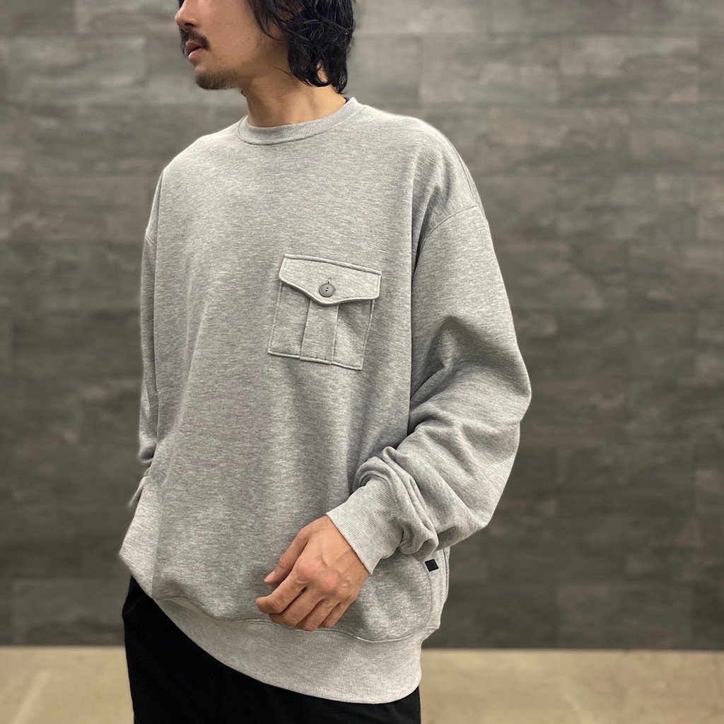 daiwa pier39 TECH SWEAT MIL POCKET CREW - スウェット