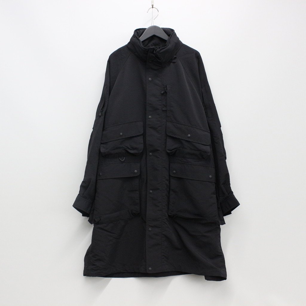 アウター / TECH LONG TREKKING JACKET BLACK