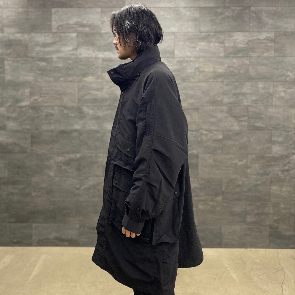 アウター / TECH LONG TREKKING JACKET BLACK