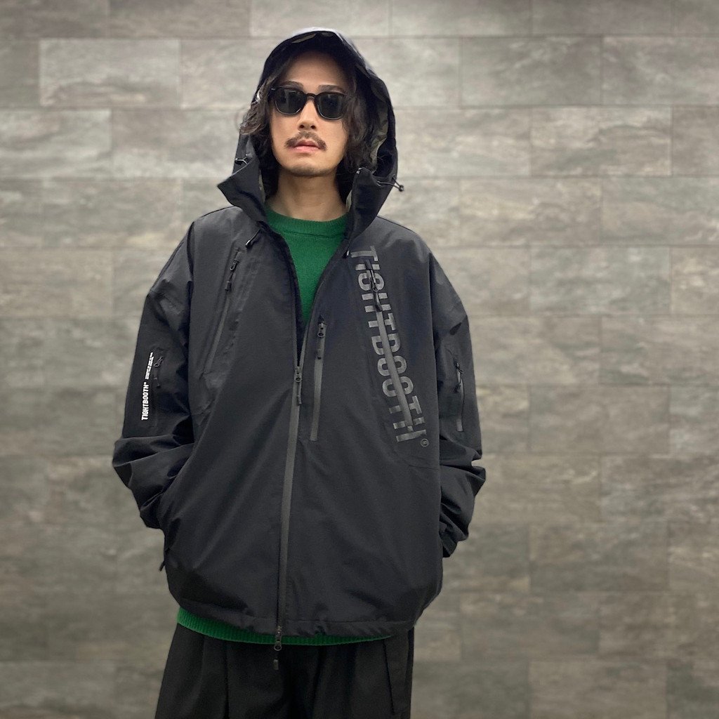 TIGHTBOOTH タイトブース TBPR snow jacket ブラック-