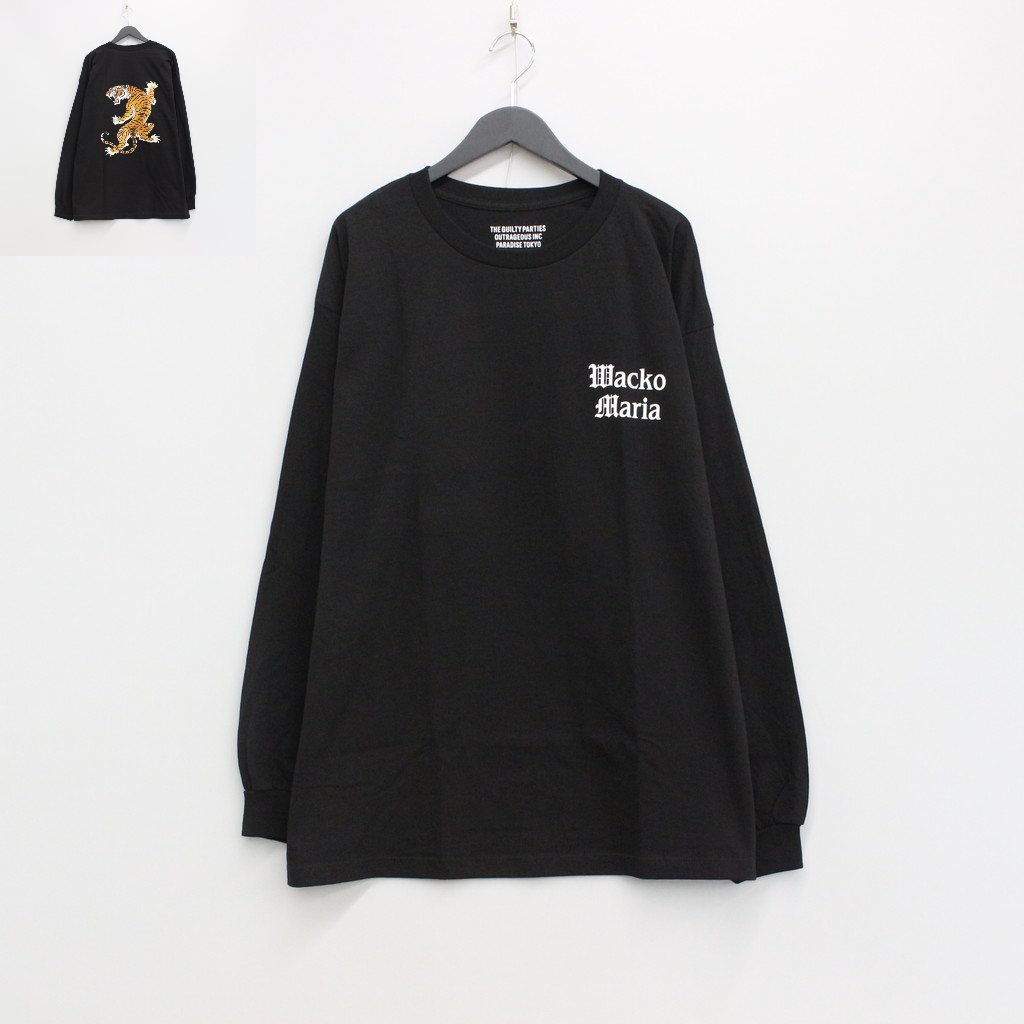 ご注文で当日配送 23ss WACKO MARIA LONG SLEEVE T-SHIRT L asakusa.sub.jp