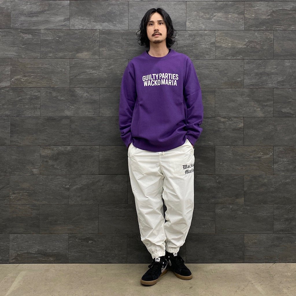 TRACK PANTS -B- #WHITE [23SS-WMO-TP04] _ WACKO MARIA | ワコマリア