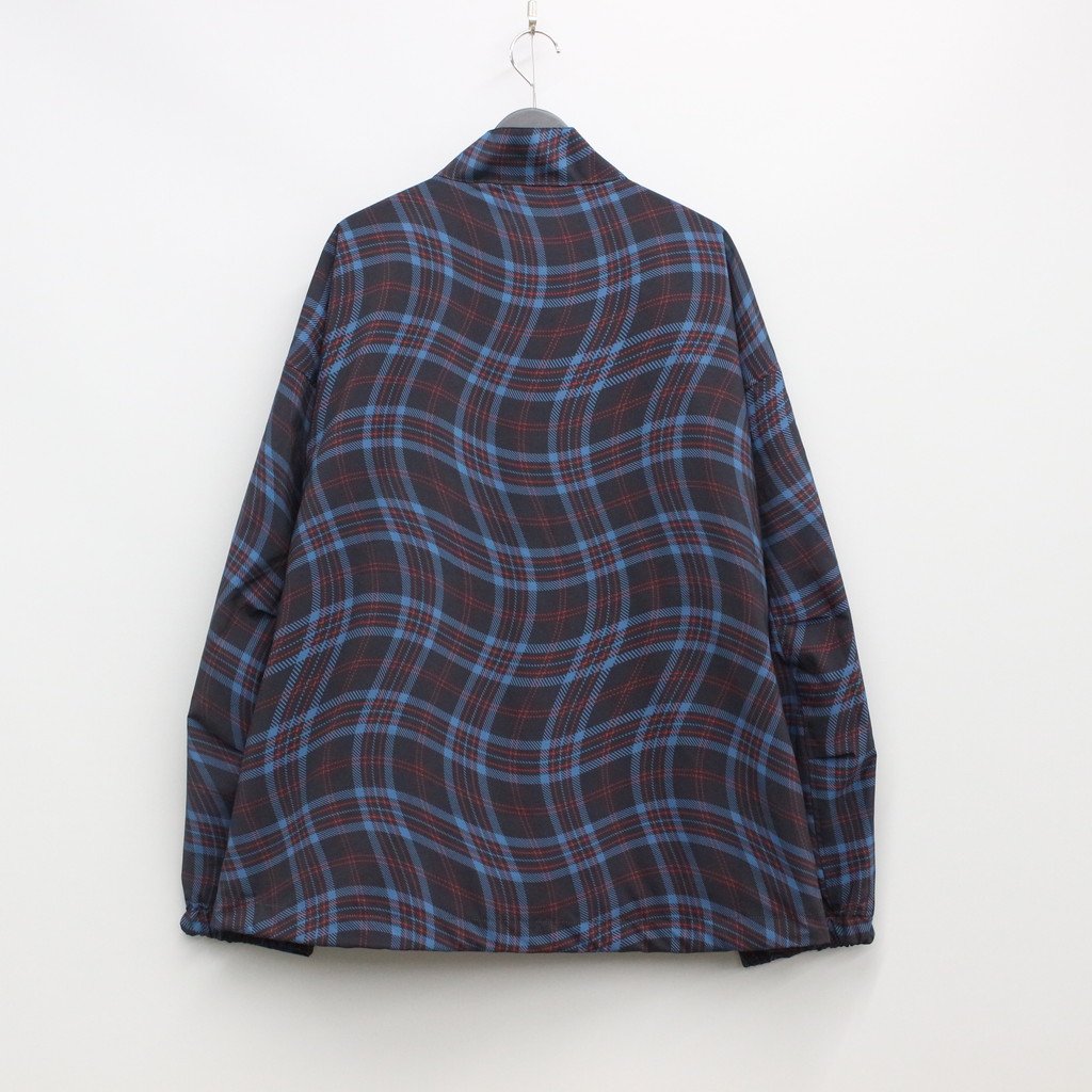 WAVY PLAID JACKET #NAVY [SS23-JK02] _ TIGHTBOOTH PRODUCTION