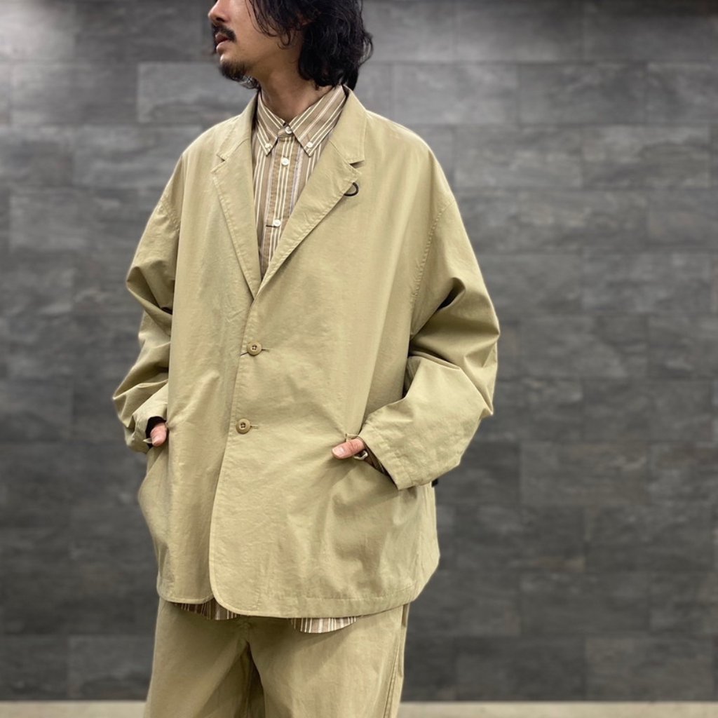 アウター / TECH BUSH 2B JACKET SAND BEIGE