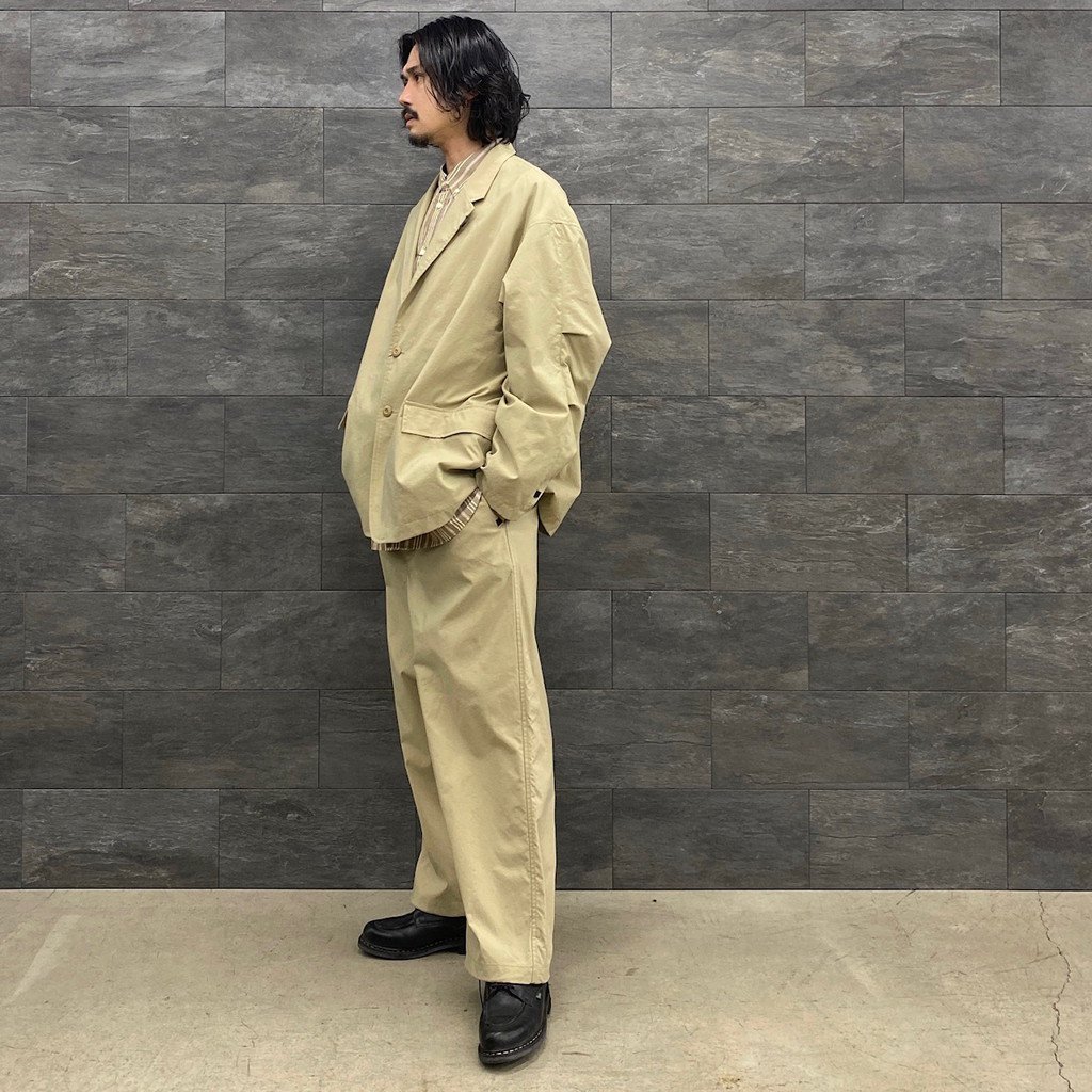 アウター / TECH BUSH 2B JACKET SAND BEIGE