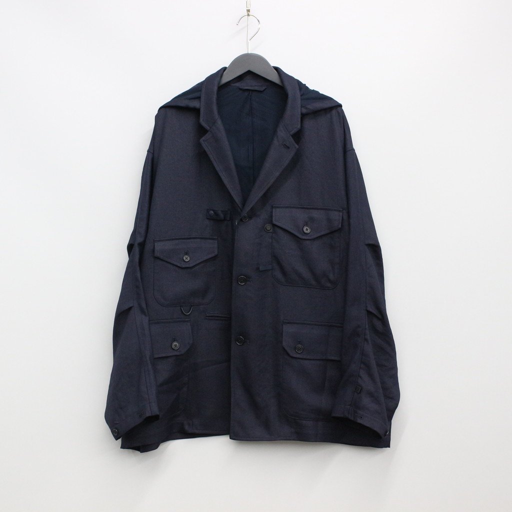 アウター / TECH SAFARI JACKET D-NAVY