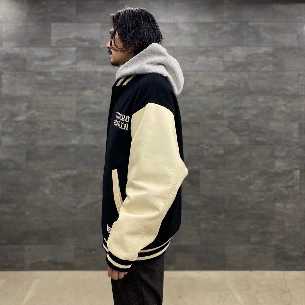 12まで WACKOMARIA LEATHER VARSITY JACKET アウター | pickardusa.com