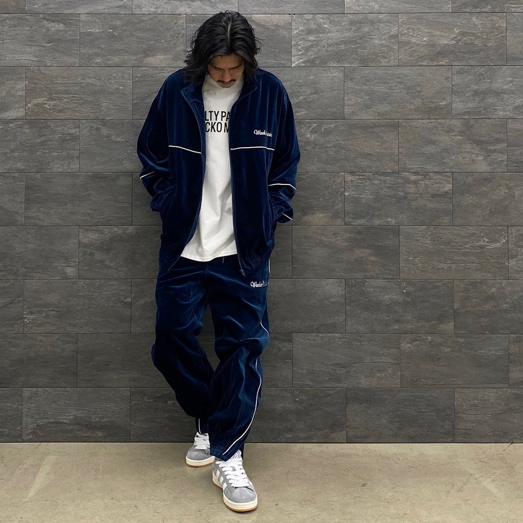 23SS WACKO MARIA VELVETTRACKJACKETセットアップ-