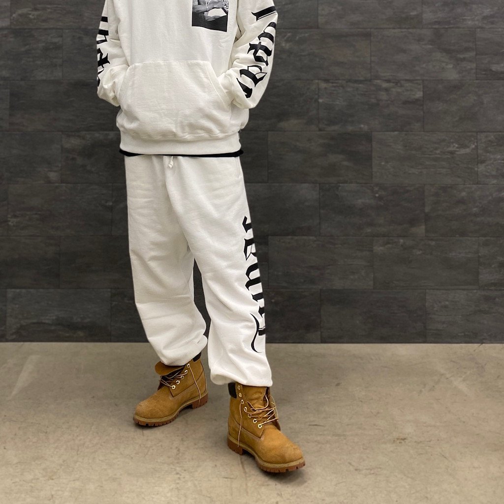 TUPAC | HEAVY WEIGHT SWEAT PANTS #WHITE [TUPAC-WM-SP01] _ WACKO