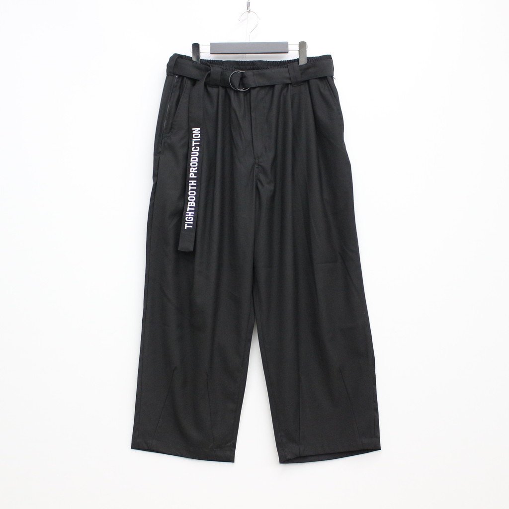 パンツ / BAGGY SLACKS BLACK