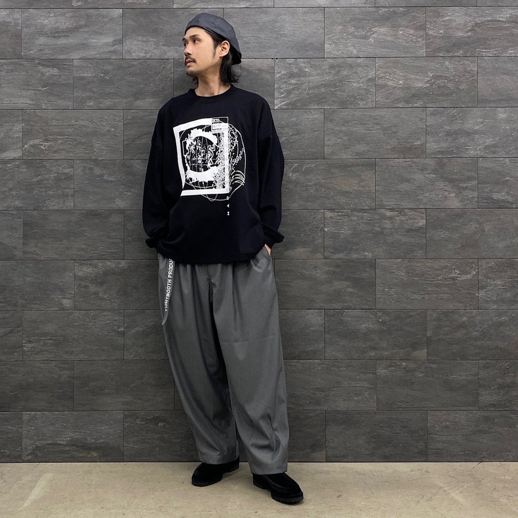 tightbooth BAGGY SLACKS 20aw バギーパンツ-eastgate.mk