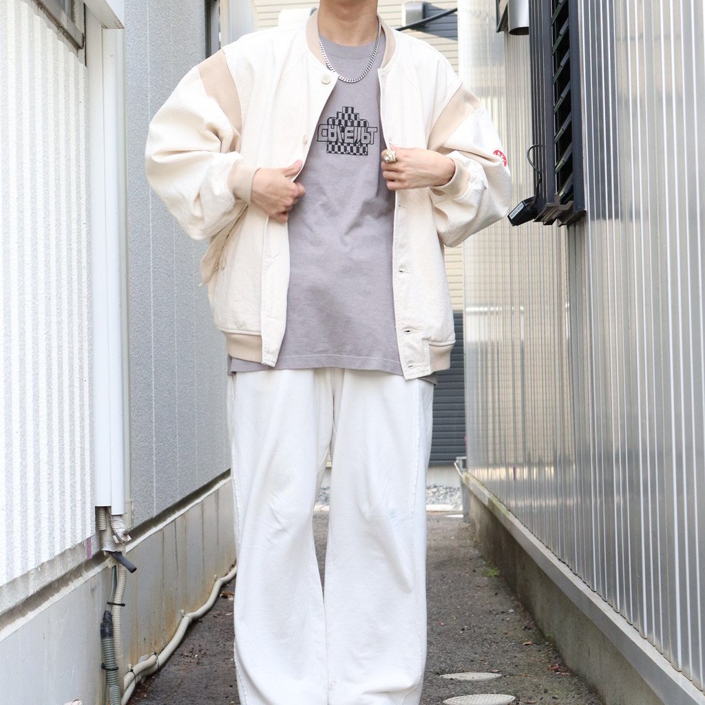 アウター / COUNTERFEIT LIFE BUTTON JACKET BEIGE