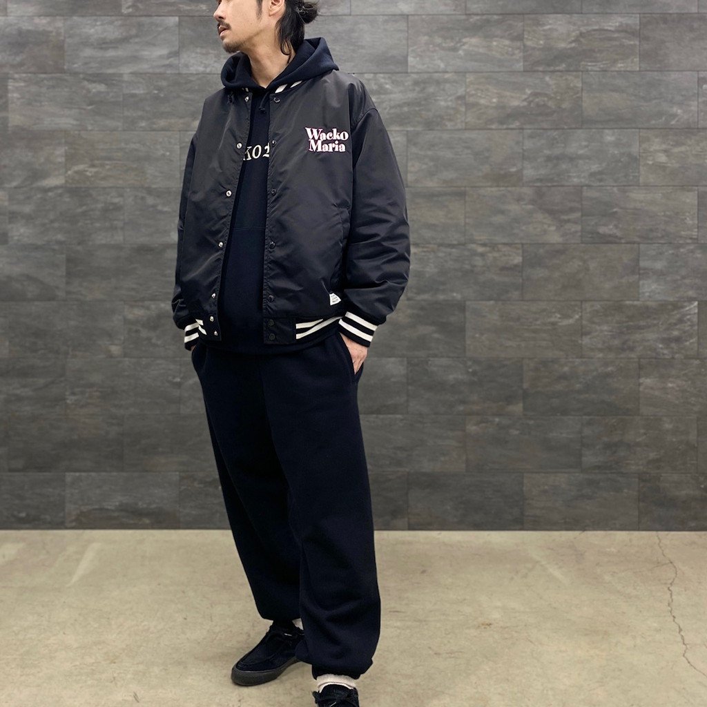 トップス / MIDDLE WEIGHT PULLOVER HOODED SWEAT SHIRT BLACK