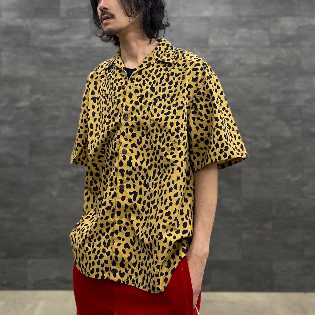 WACKO MARIA レオパード オープンカラーシャツ 豹柄