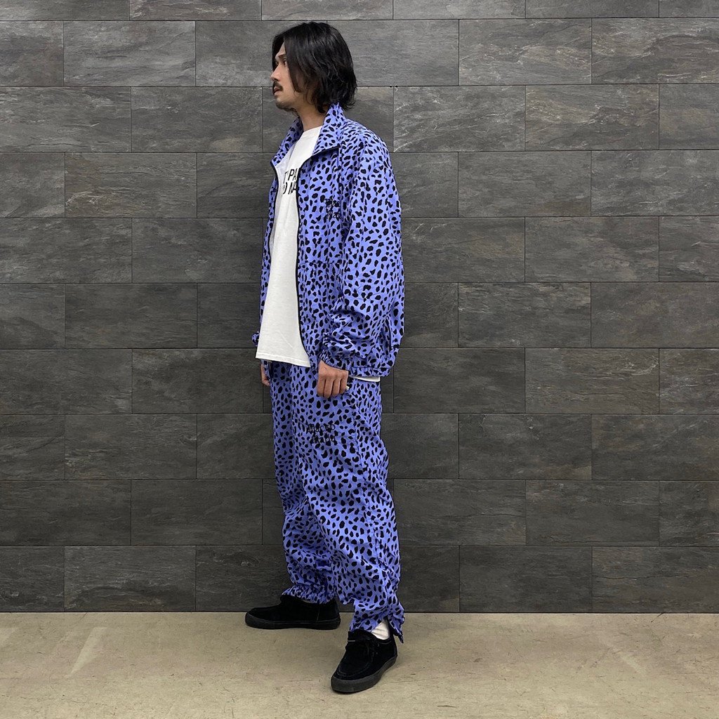 パンツ / GRAMICCI | LEOPARD TRACK PANTS PURPLE