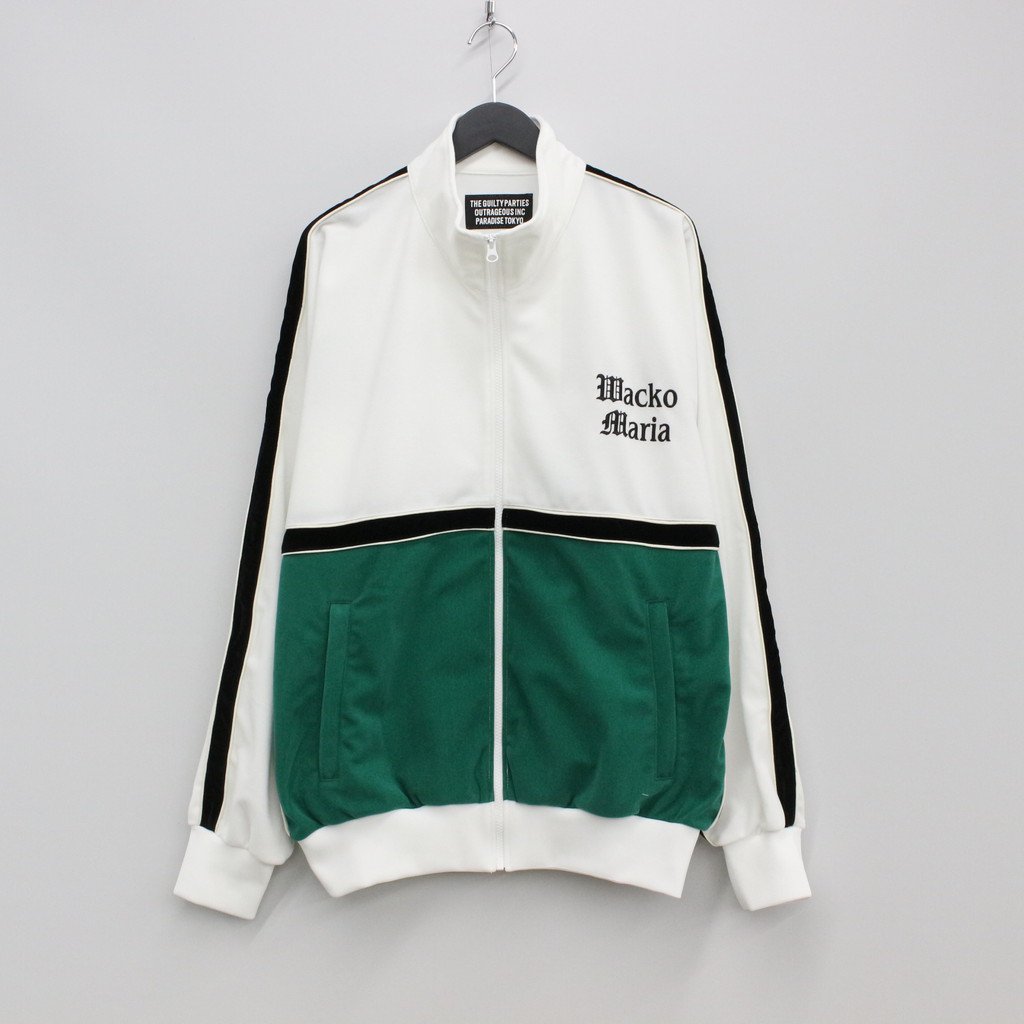 TRACK JACKET -D- -TYPE 2- #WHITE [23SS-WMO-TJ14] _ WACKO MARIA