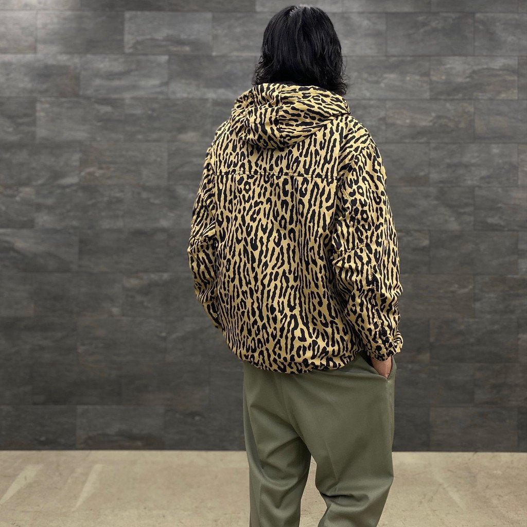 ダークブラウン 茶色 新品 23SS ワコマリア ナンガ LEOPARD ANORAK