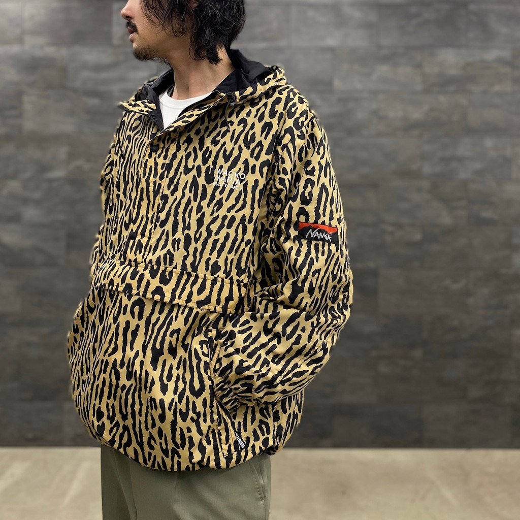 新品 23SS ワコマリア ナンガ LEOPARD ANORAK JACKET-