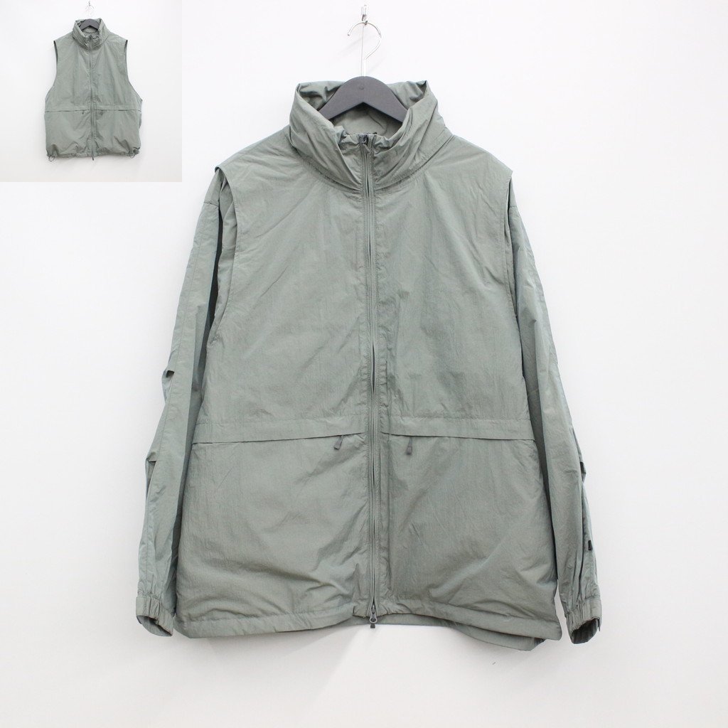 TECH 2WAY WINDBREAKER JACKET #COASTER GRAY [BJ-31023] _ DAIWA