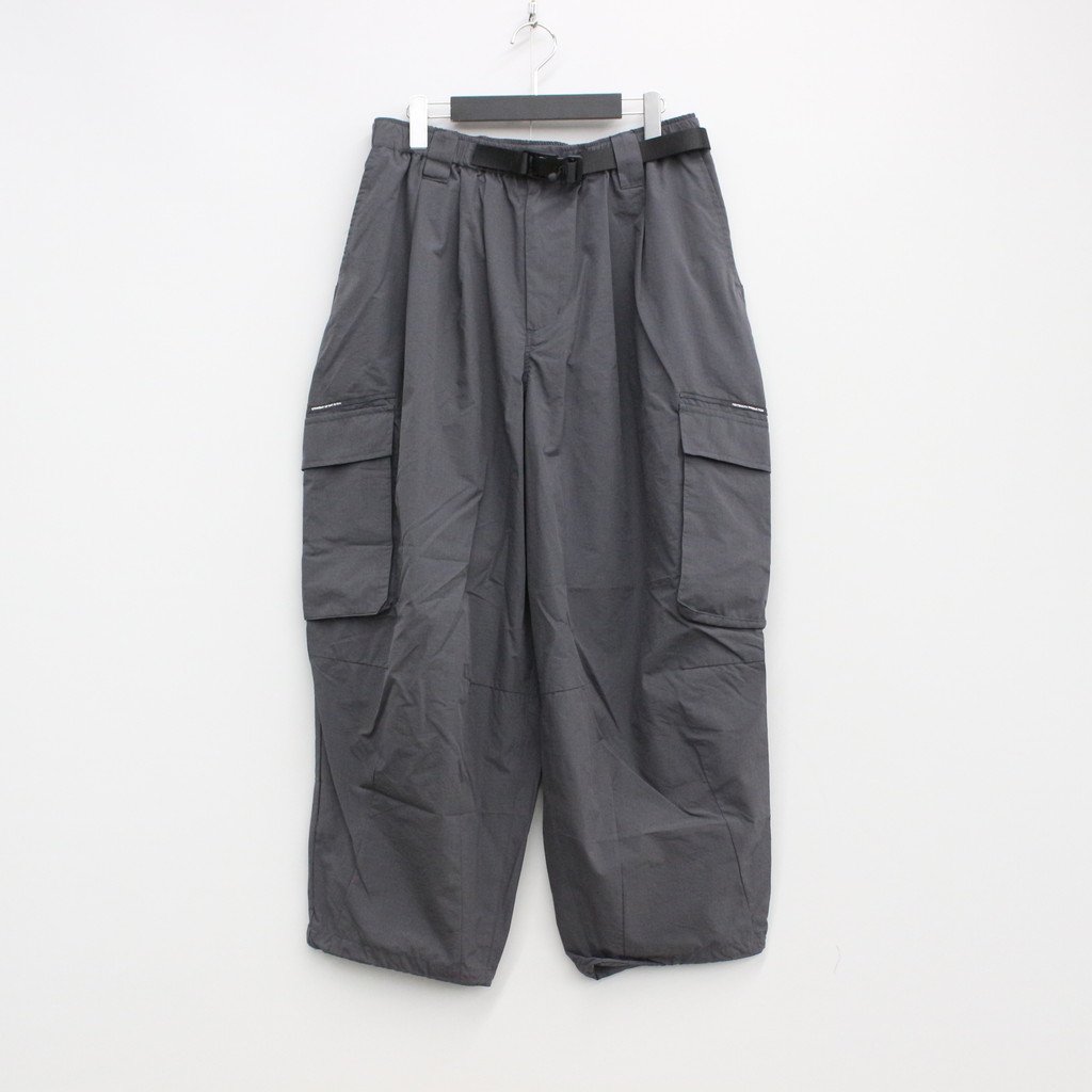 / RIPSTOP BALLOON CARGO PANTS CHARCOAL