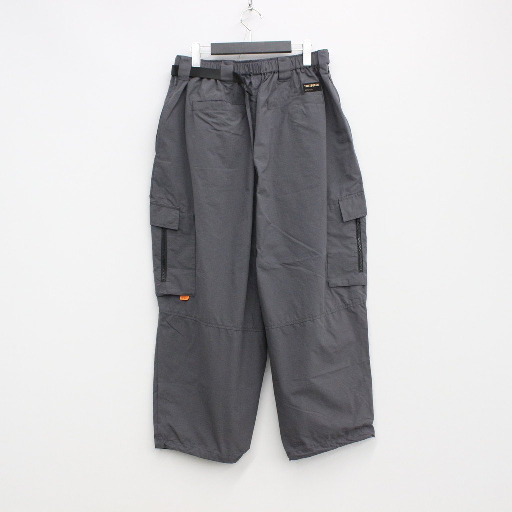 RIPSTOP BALLOON CARGO PANTS #CHARCOAL [SS23-B01] _ TIGHTBOOTH