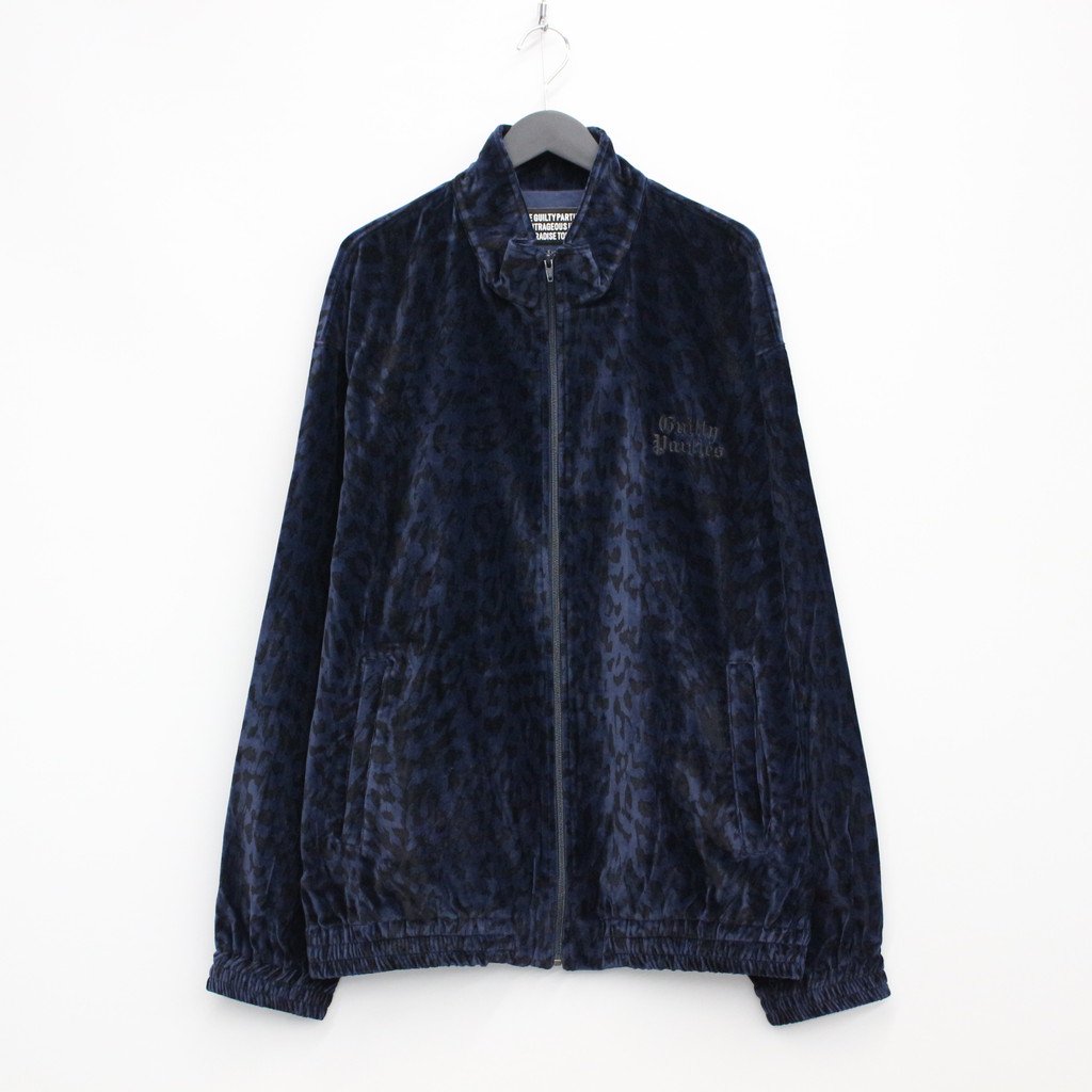 LEOPARD VELVET JACKET #NAVY [23SS-WMO-TJ09] _ WACKO MARIA | ワコマリア