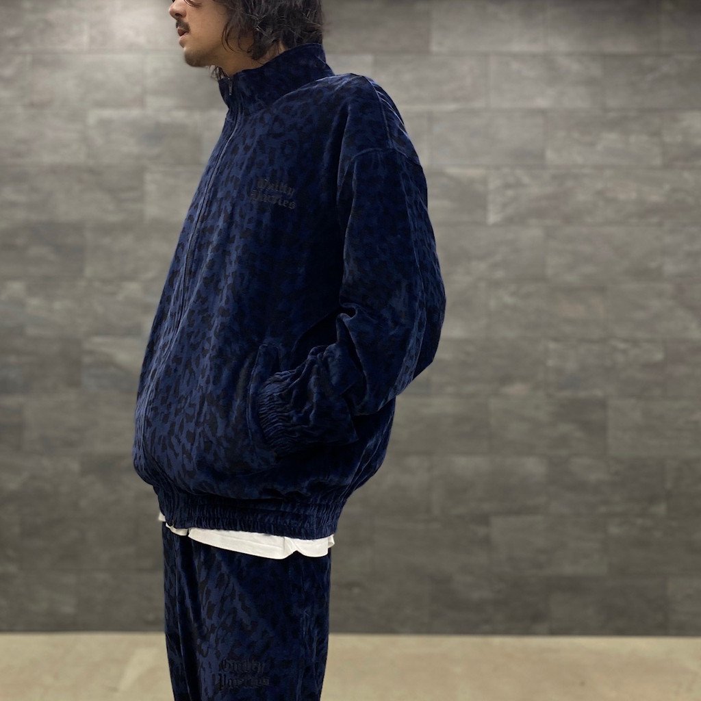 LEOPARD VELVET JACKET #NAVY [23SS-WMO-TJ09] _ WACKO MARIA | ワコマリア