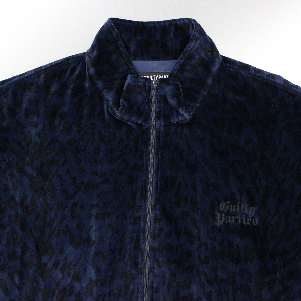 LEOPARD VELVET JACKET #NAVY [23SS-WMO-TJ09] _ WACKO MARIA | ワコマリア