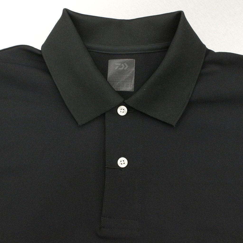 TECH POLO SHIRTS L/S #BLACK [BE-31023] _ DAIWA PIER39 | ダイワピア39