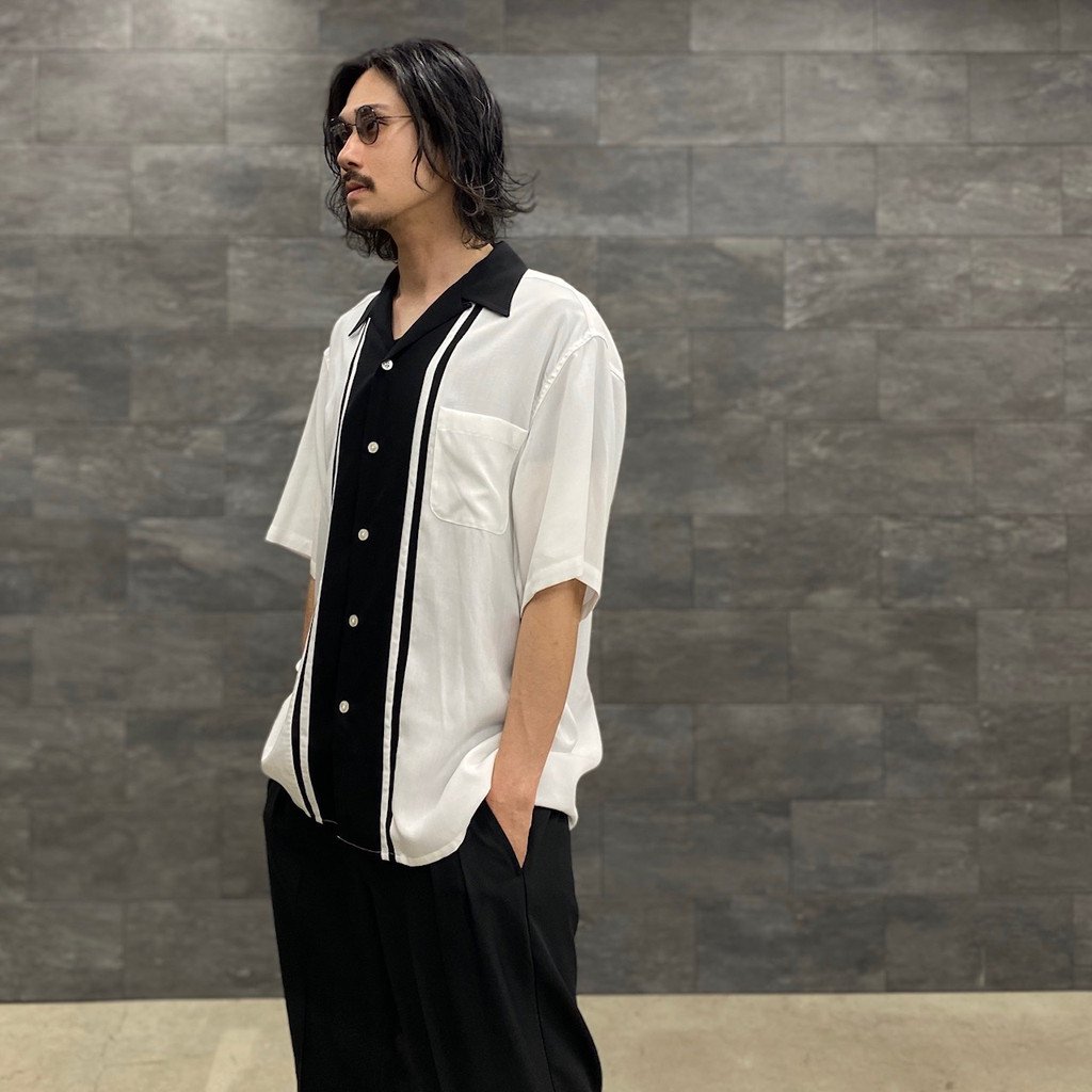 TWO-TONE 50'S SHIRT -TYPE 1- #WHITE [23SS-WMS-OC17] _ WACKO MARIA