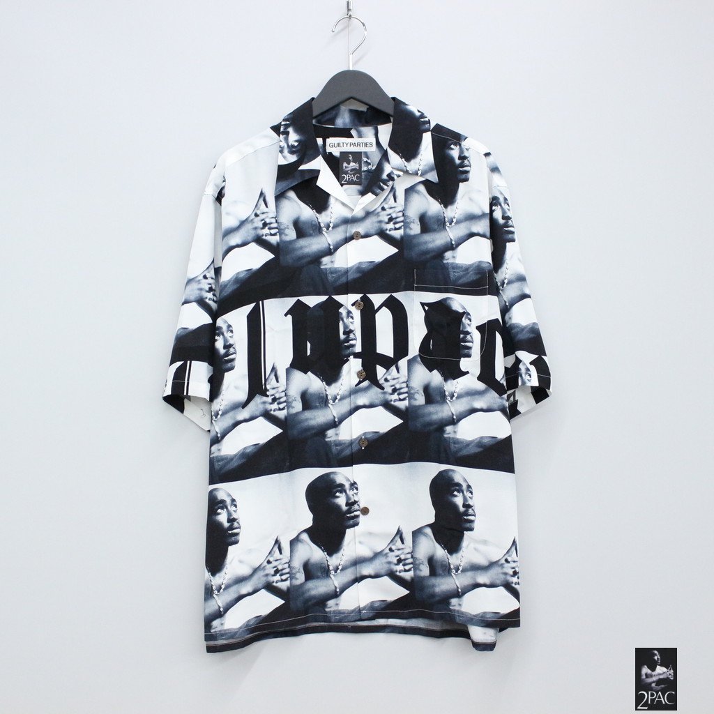 TUPAC | S/S HAWAIIAN SHIRT -TYPE 2- #WHITE [TUPAC-WM-HI02] _ WACKO