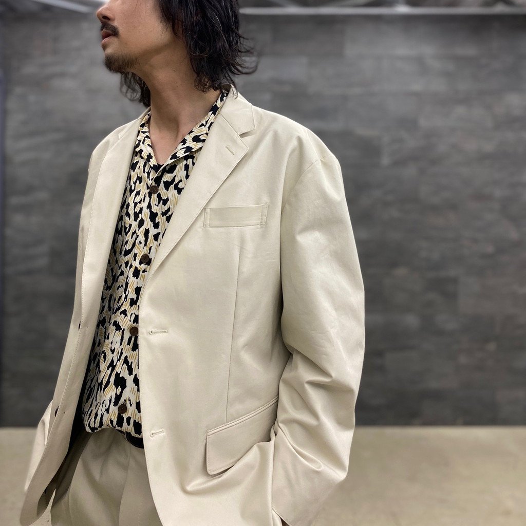 23年新品 ワコマリア UNCONSTRUCTED JACKET アイボリー S - テーラード