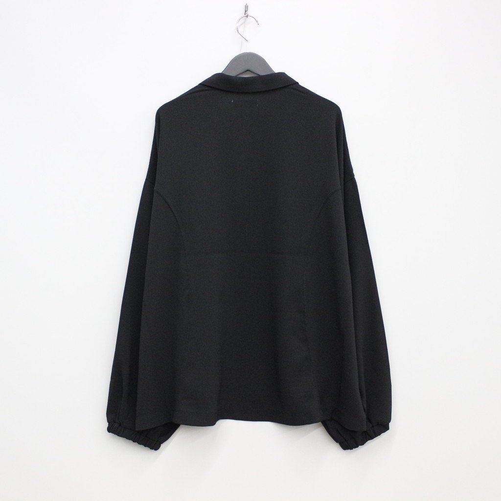 PIN HEAD LS OPEN SHIRT #BLACK [SS23-S03] _ TIGHTBOOTH PRODUCTION