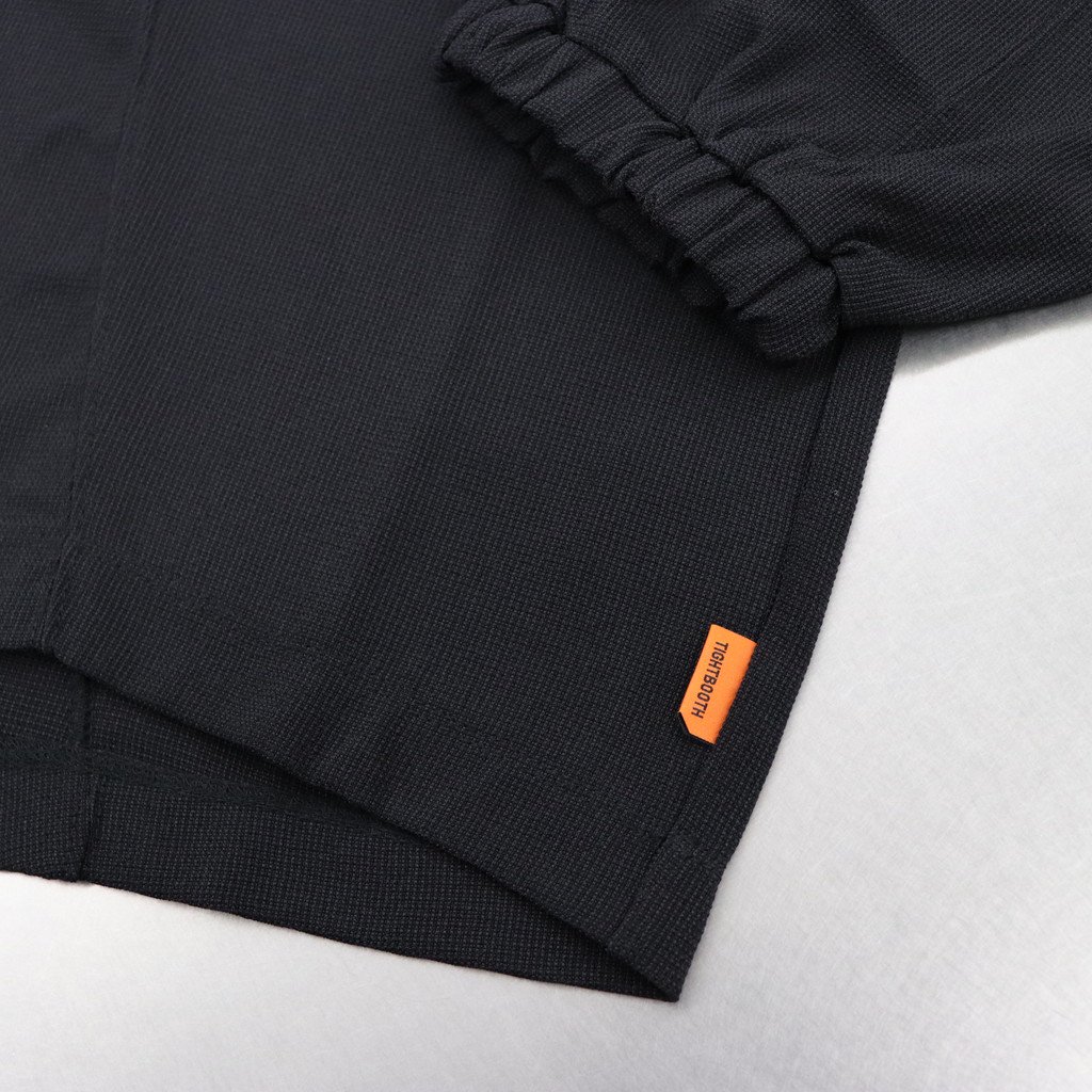 PIN HEAD LS OPEN SHIRT #BLACK [SS23-S03] _ TIGHTBOOTH PRODUCTION